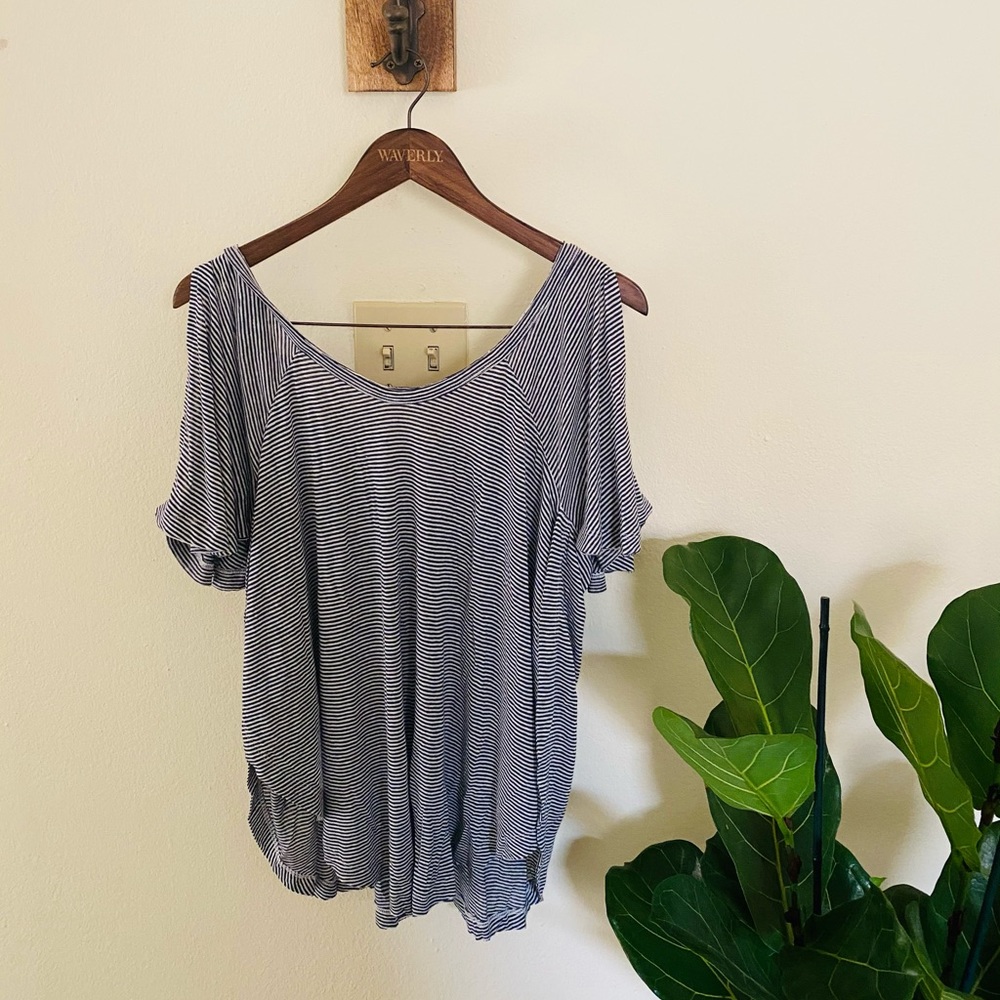 Free people- we the free- striped tee